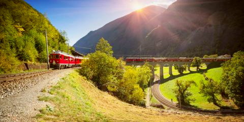 Titelbild für Trentino mit Bernina Express und Gardasee
