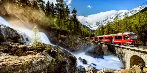 Titelbild für Bernina-Express und Brenta Dolomiten